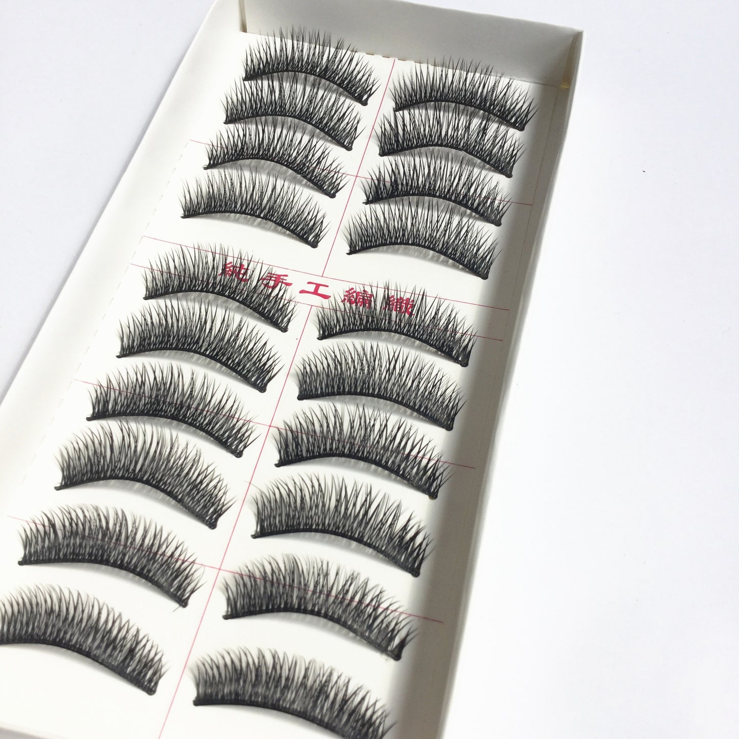 Taiwan Eyelashes Natural Messy Cross Nude False Lashes