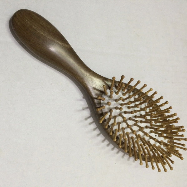 Brosses et peignes à cheveux en bois de santal avec coussin d'air pour massage et santé