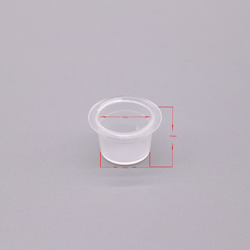 Pigment Cup Plastique Silicone Souple Soutien-Gorge Sourcils Eyeliner Permanent