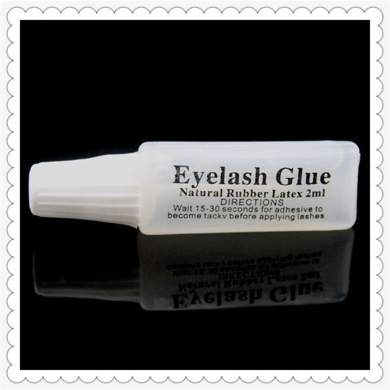 Eyelash Glue Plastic Flat Tube Transparent False Lashes