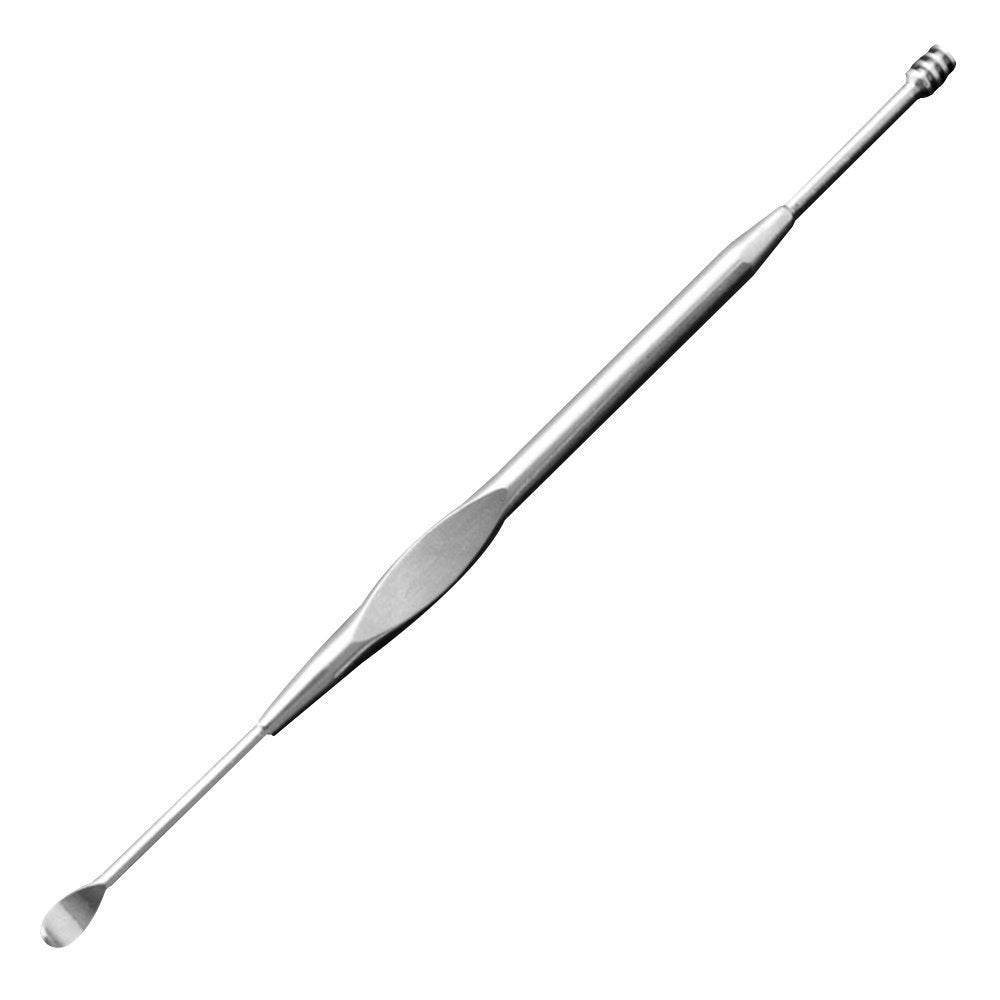 Steel Earpick Spiral Double-headed Ear Pick Spring Cleaning Makeup Accessories