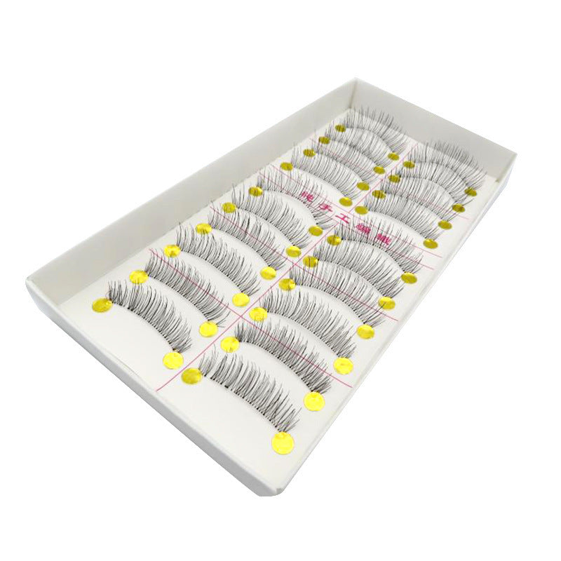 Fish Line Eyelashes Pair Sheer Root False Lashes