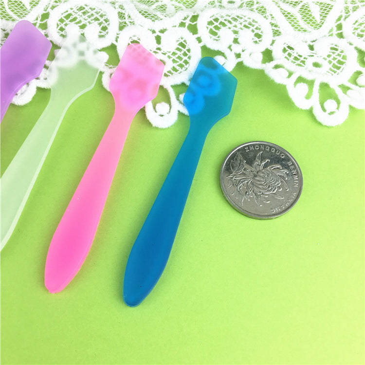 Cuillère à masque en plastique Petit bâtonnet de pic Accessoires de maquillage