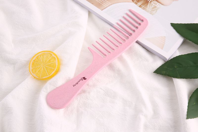 Brosses et peignes à cheveux multifonctionnels quotidiens en paille de blé