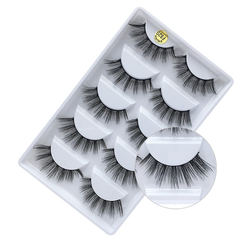 Artificial Mink Eyelashes Thick Eyelash Pairs False Lashes