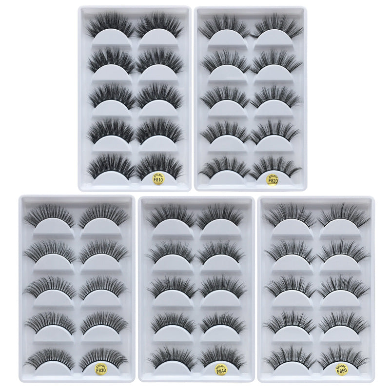 Artificial Mink Eyelashes Thick Eyelash Pairs False Lashes