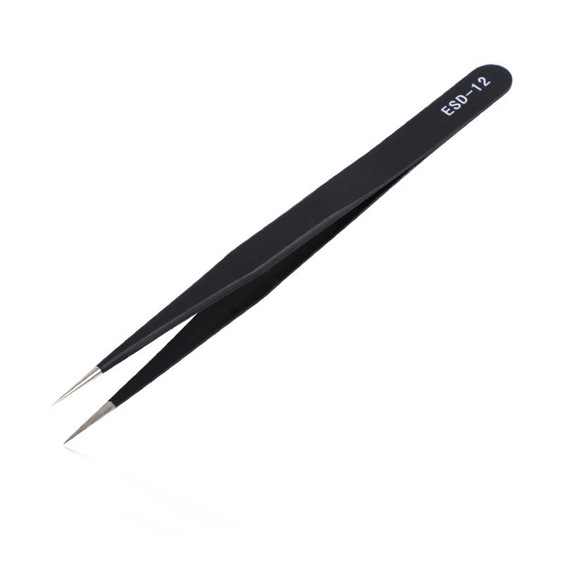 Precision Pointed Tweezers Stainless Steel Swiss Grafting Eyelash Makeup Accessories