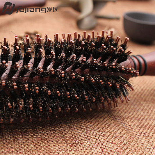 High Temperature Resistant Bristle Theaceae Roller Hair Brushes & Combs