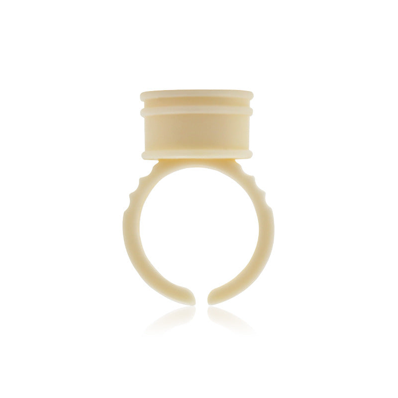 Bague de tasse de pigment en silicone souple pour les doigts qui ne blessent pas les accessoires de maquillage