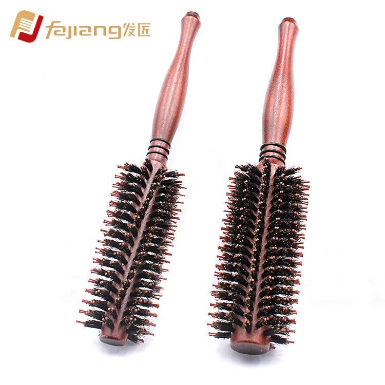 High Temperature Resistant Bristle Theaceae Roller Hair Brushes & Combs