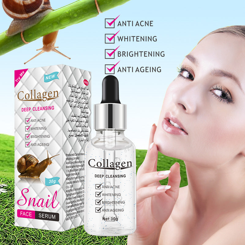 Snail Collagen Solution Facial Nourishing Brightening Face Care