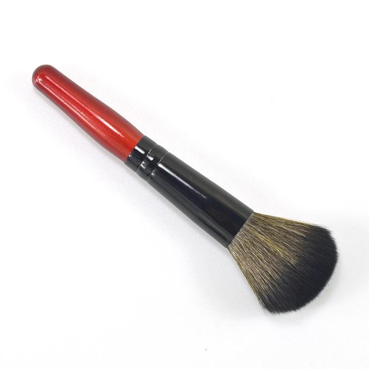 Pinceau Blush Rouge en vrac avec manche en bois et accessoires pour pinceaux de maquillage