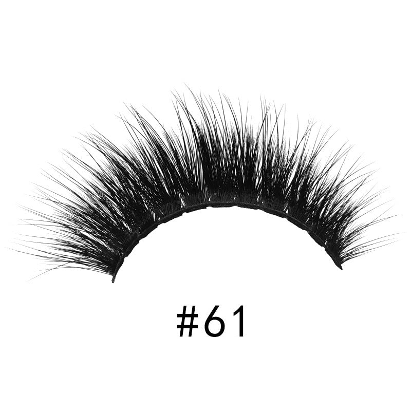 Mink Eyelash Pair Pack Natural Thick False Lashes