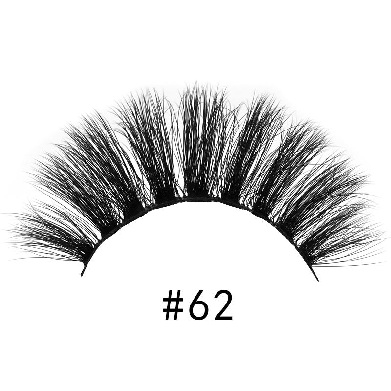 Mink Eyelash Pair Pack Natural Thick False Lashes