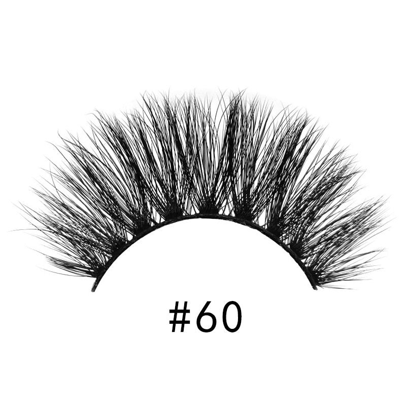 Mink Eyelash Pair Pack Natural Thick False Lashes