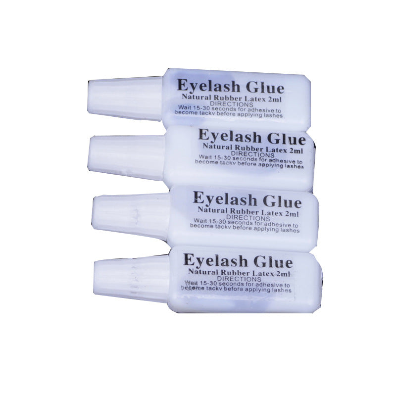 Eyelash Glue Plastic Flat Tube Transparent False Lashes