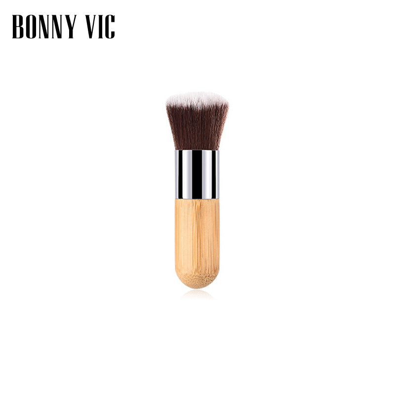 Single Bamboo Handle Brush Blush Powder Makeup Brushes Accessories