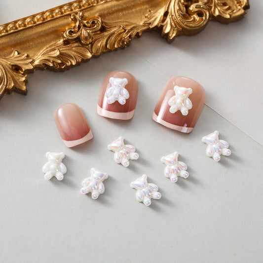 Cartoon Ornament Cute Three-dimensional Electroplating Resin Nail Care Nail Art