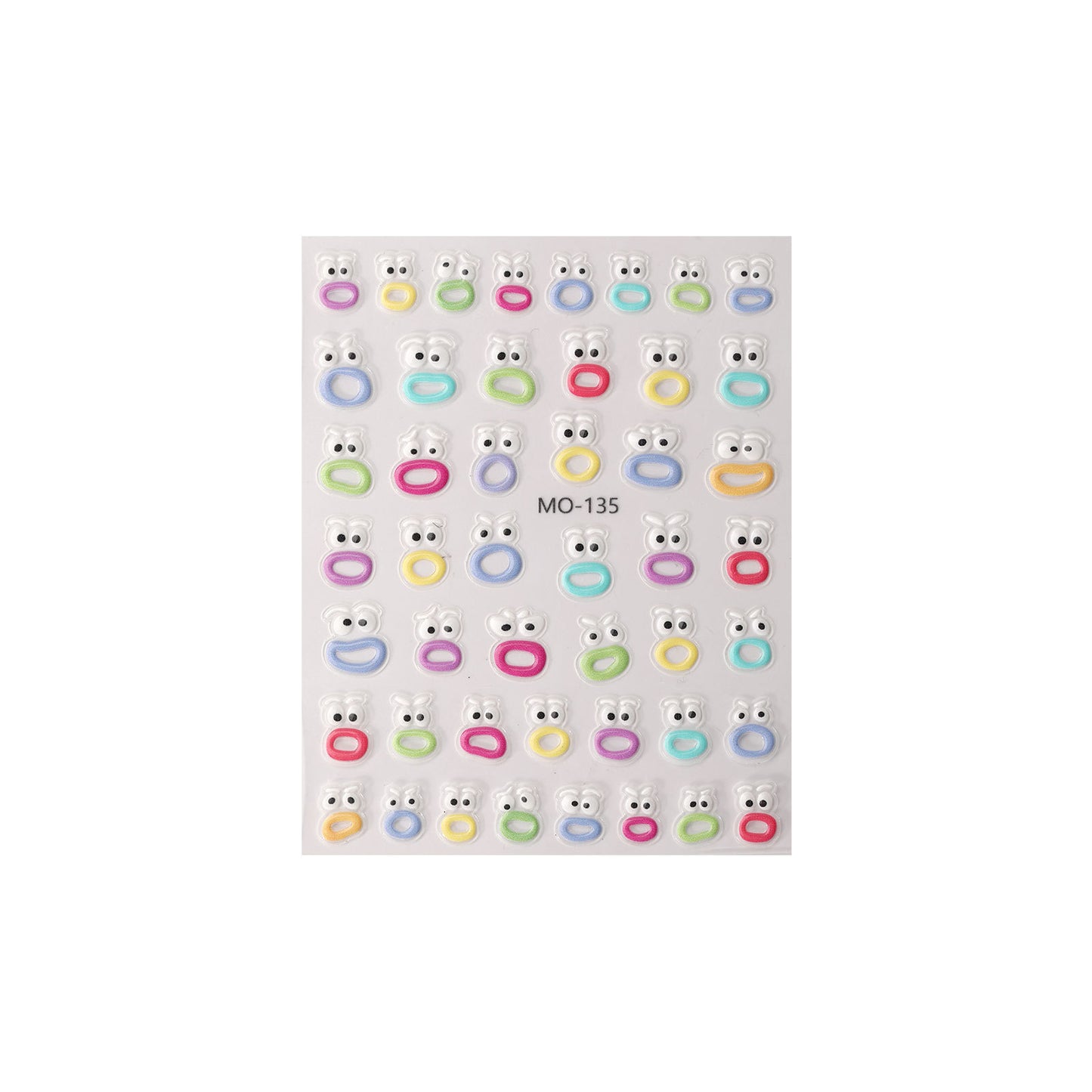 Mouth Enhancement Cartoon Cute Iti Style Nail Stickers