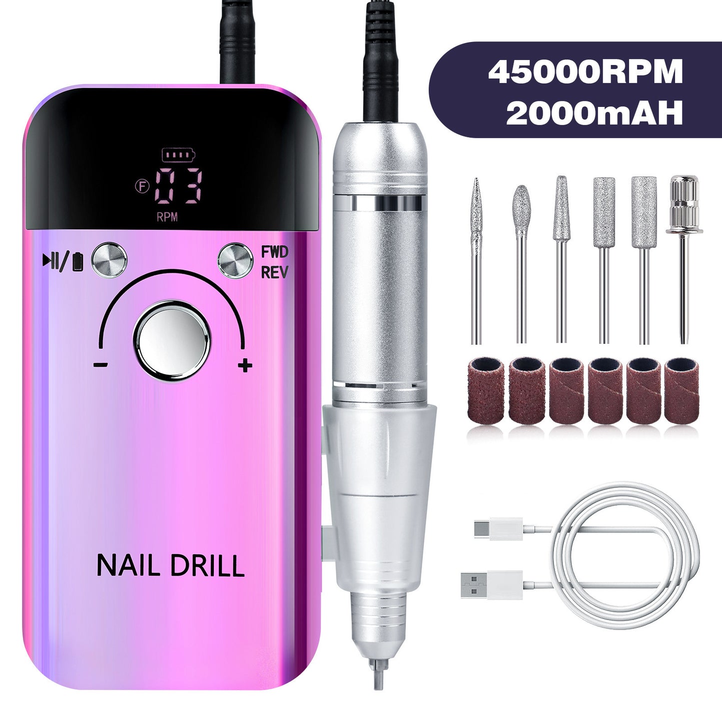 Polishing Machine Professional Remover Electric Grinder Nail Care Nail Art