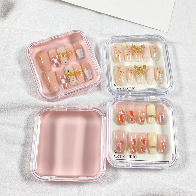 Handmade Wear Box Transparent Storage Packing Nail Tool Set