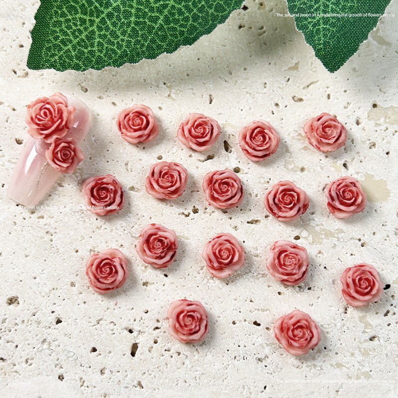 Ornament Material Package Rose Camellia Manicures Nail Care Nail Art