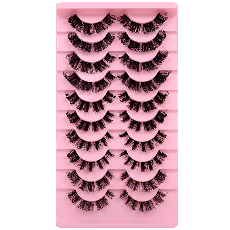 Russian Volume Split Eyelashes Thick Curl False Lashes