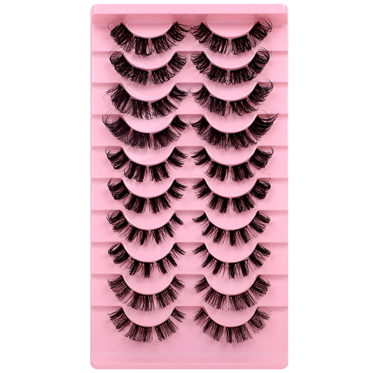 Russian Volume Split Eyelashes Thick Curl False Lashes