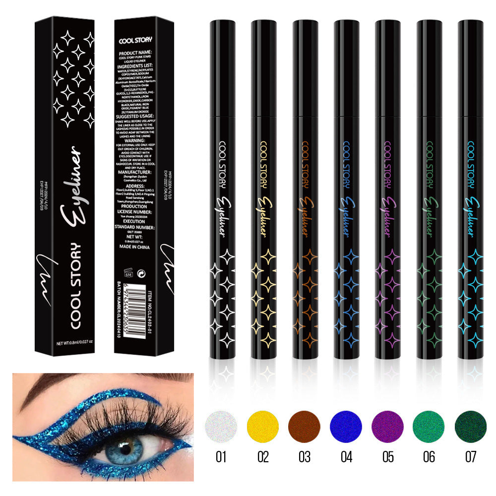 Eyeliner liquide brillant longue tenue Pearl Flash