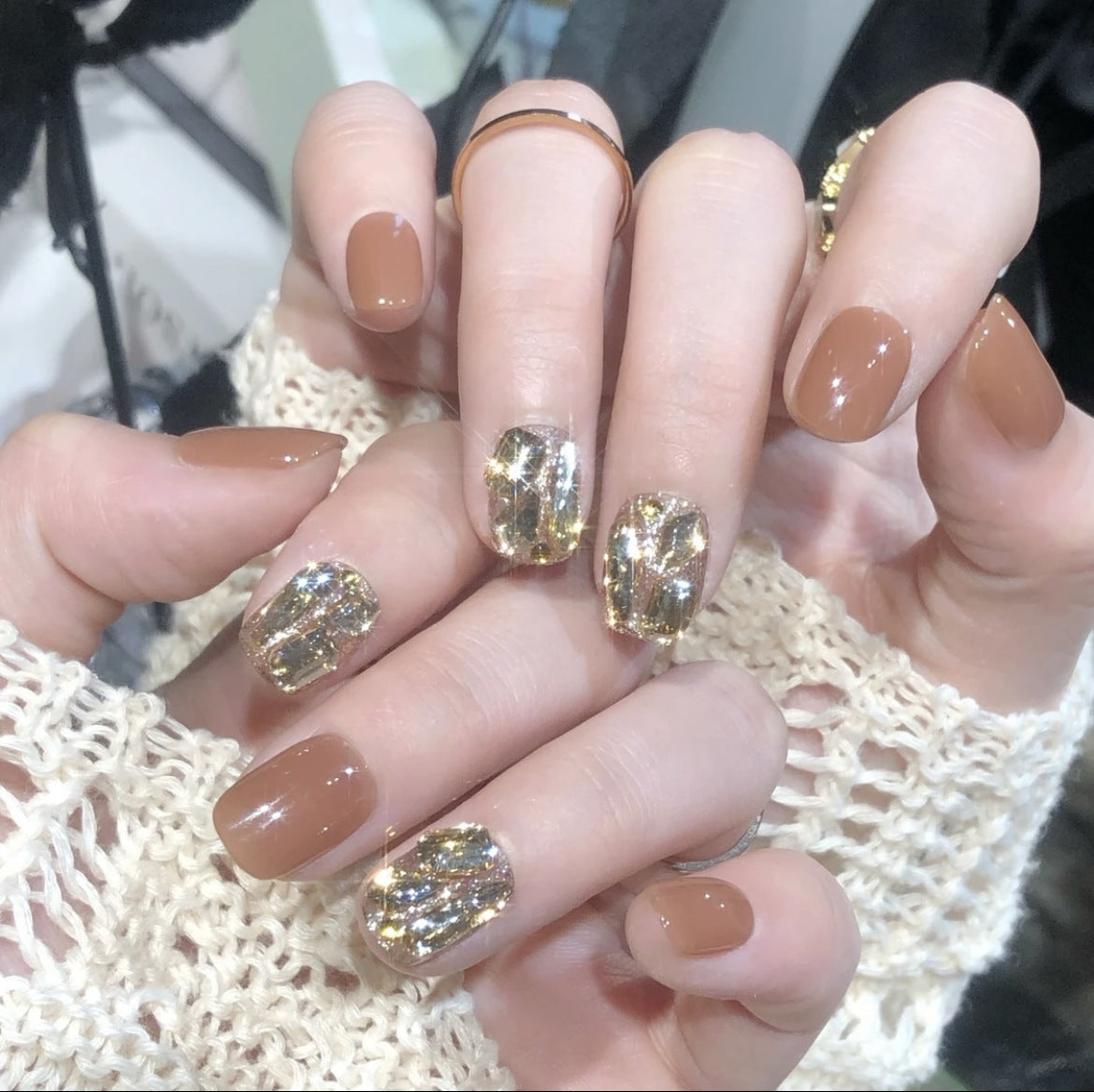 Pure Desire Tip Beauty Hot Flash Nail Stickers