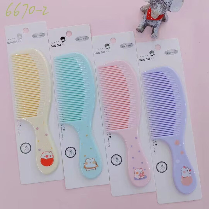 Brosses et peignes à cheveux peints à chaud en forme de trompette mignonne de dessin animé