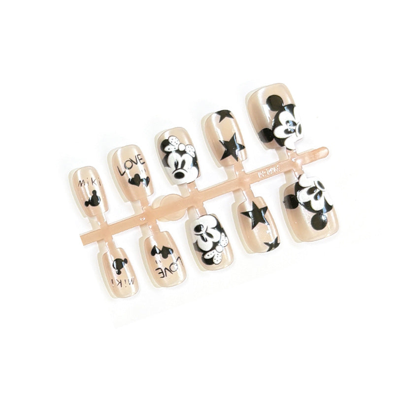 Nail Art Mickey Mouse de dessin animé mignon pour enfants