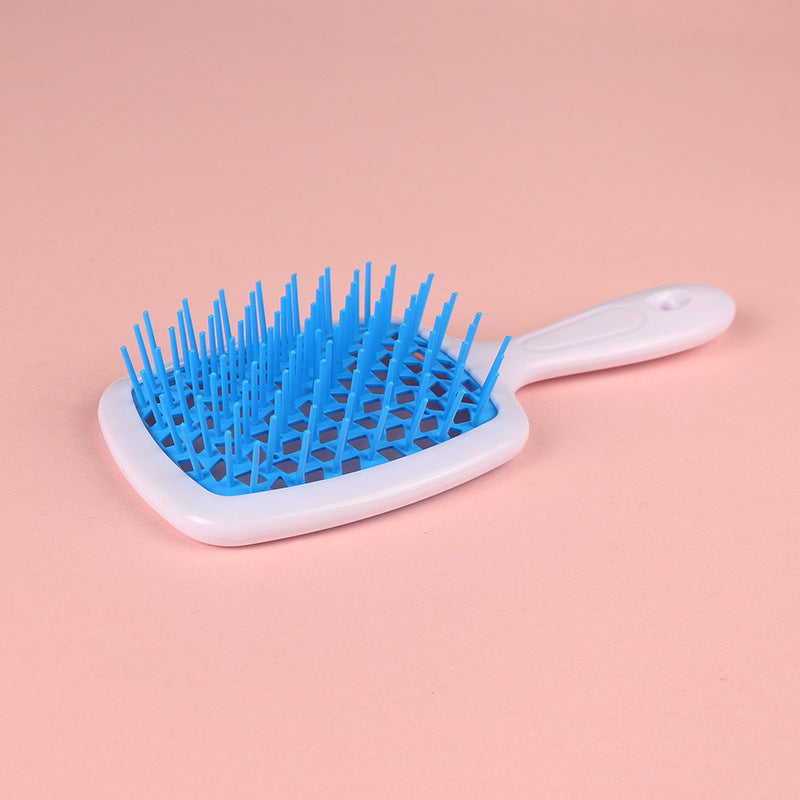 Brosses et peignes de massage pour cheveux secs et humides en nid d'abeille creux