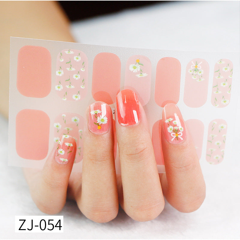 Gel Fresh Waterproof Durable Patch Removable Nail Stickers