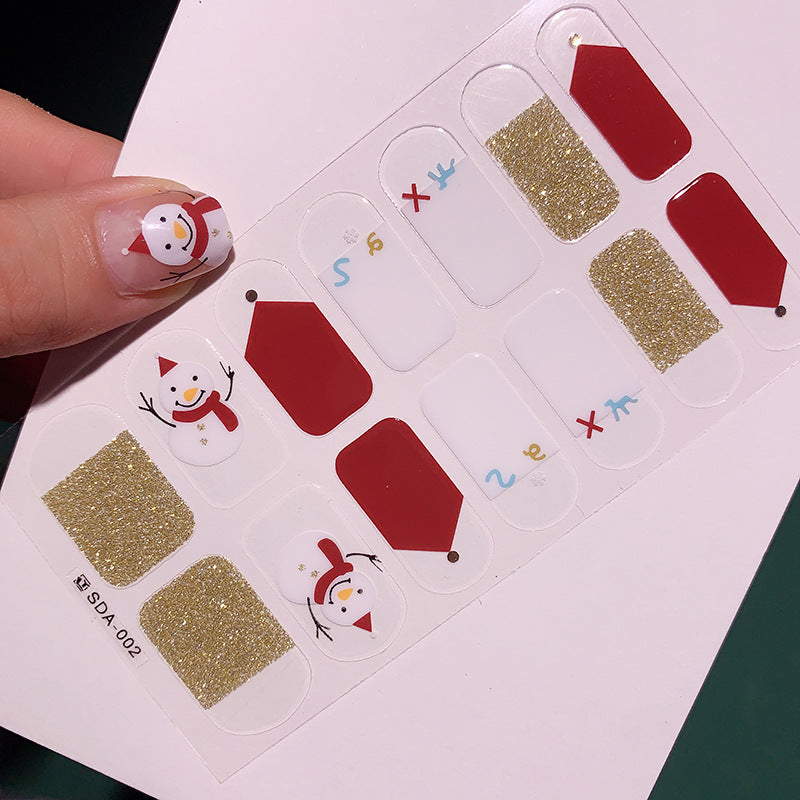 Style Beauty Full Small Cute Tree Nail Stickers