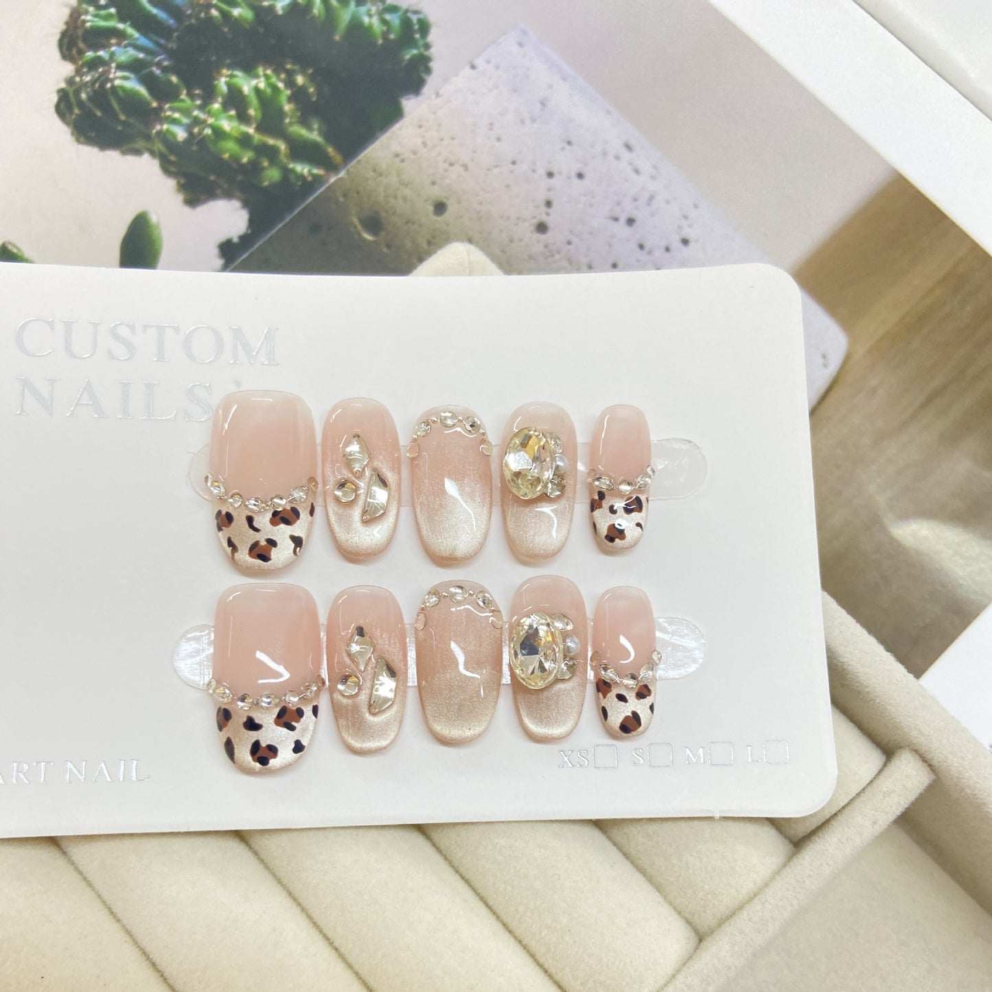 Leopard Handmade Wear Cute Manicure Can Be Used Nail Stickers