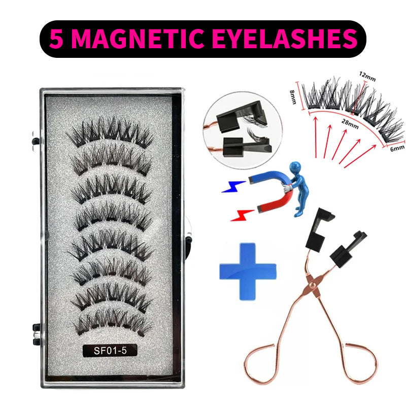 Series Magnetic Eyelashes Natural Simulation Curling False Lashes