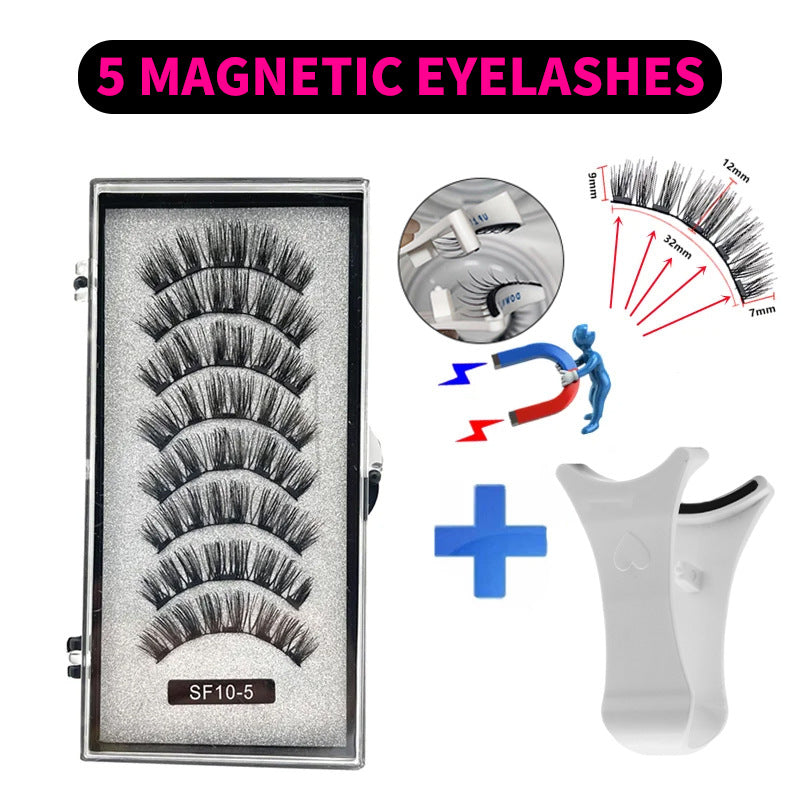 Series Magnetic Eyelashes Natural Simulation Curling False Lashes