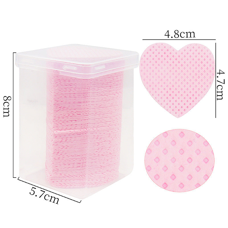 Lash Glue Heart-shaped Bottle Mouth Cleaning Cloths Makeup Accessories