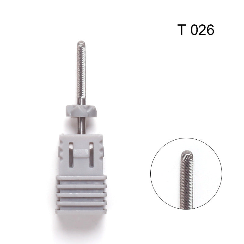 Ensemble d'outils de traitement des ongles à tête de meulage russe pour enlever la tête de meulage sphérique