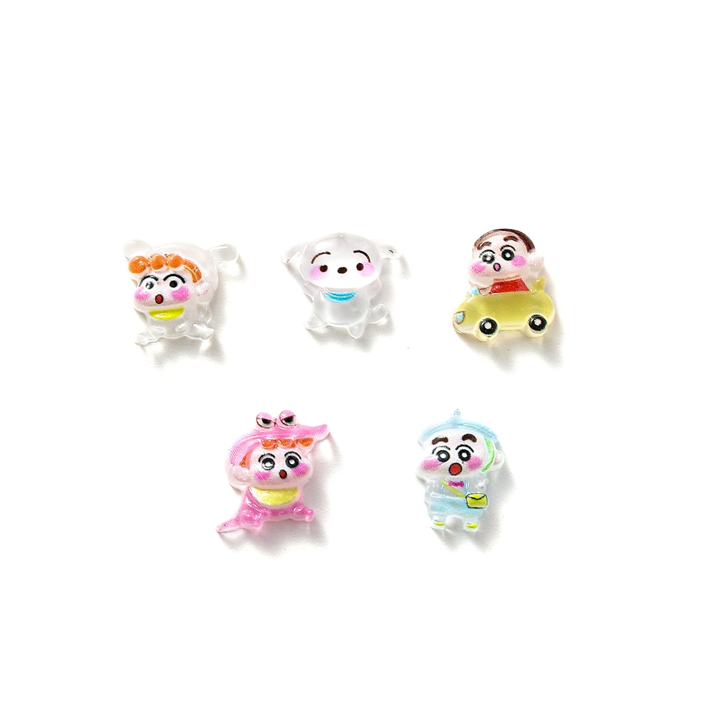 Crayon Cartoon Ornament Funny Story Doll Nail Care Nail Art