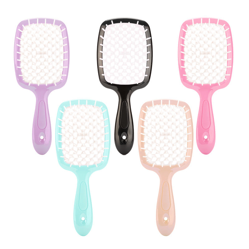 Massage Salon Hairdressing Honeycomb Hole Tangle Hair Brushes & Combs