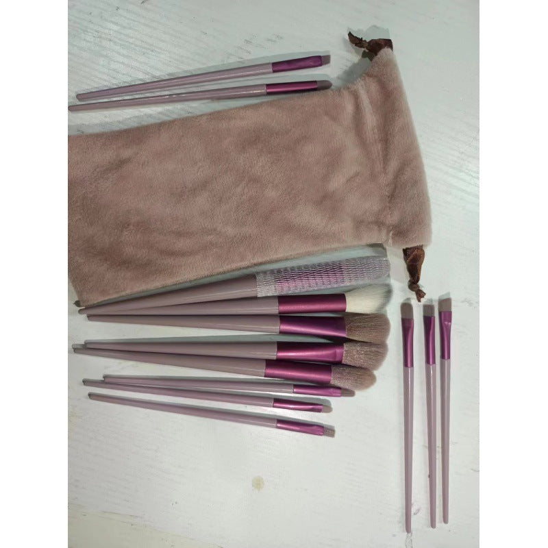 Suit Milk Tea Color Green Beauty Makeup Brushes Accessories