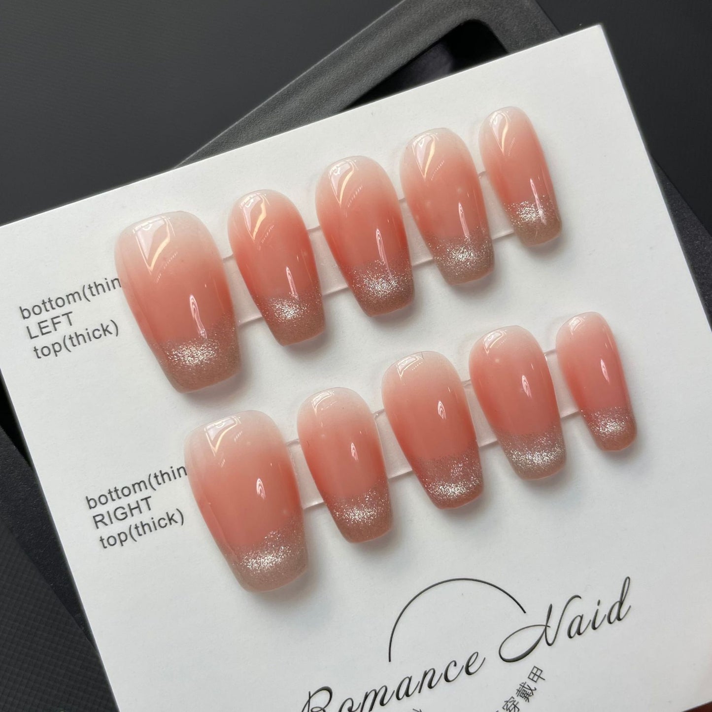 Autocollants pour ongles amovibles faits à la main de la collection Wear Therapy