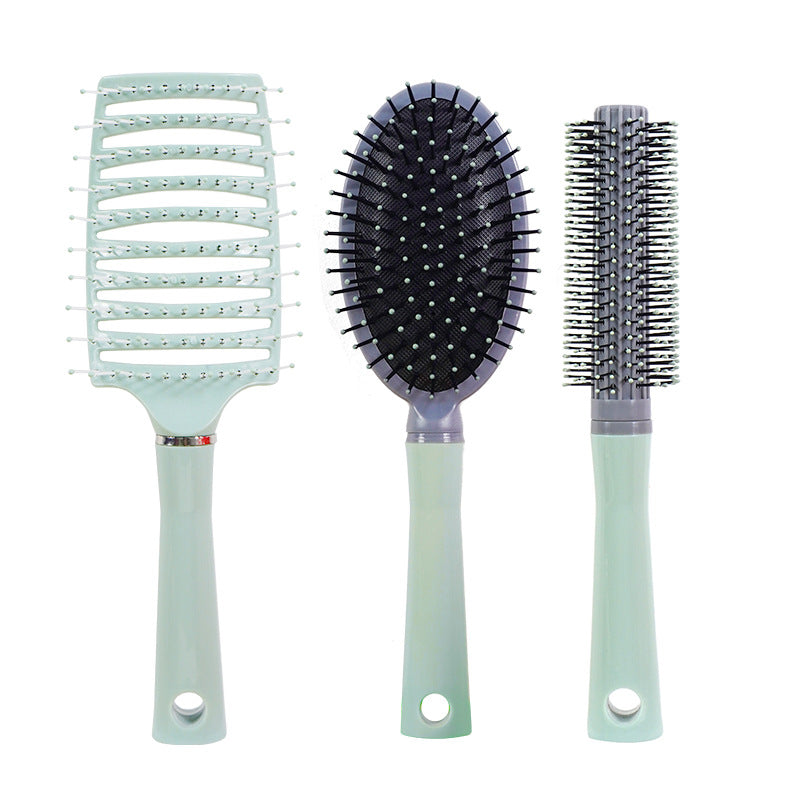 Brosses et peignes à cheveux incurvés de grande taille et de forme moelleuse en forme de tête de mort