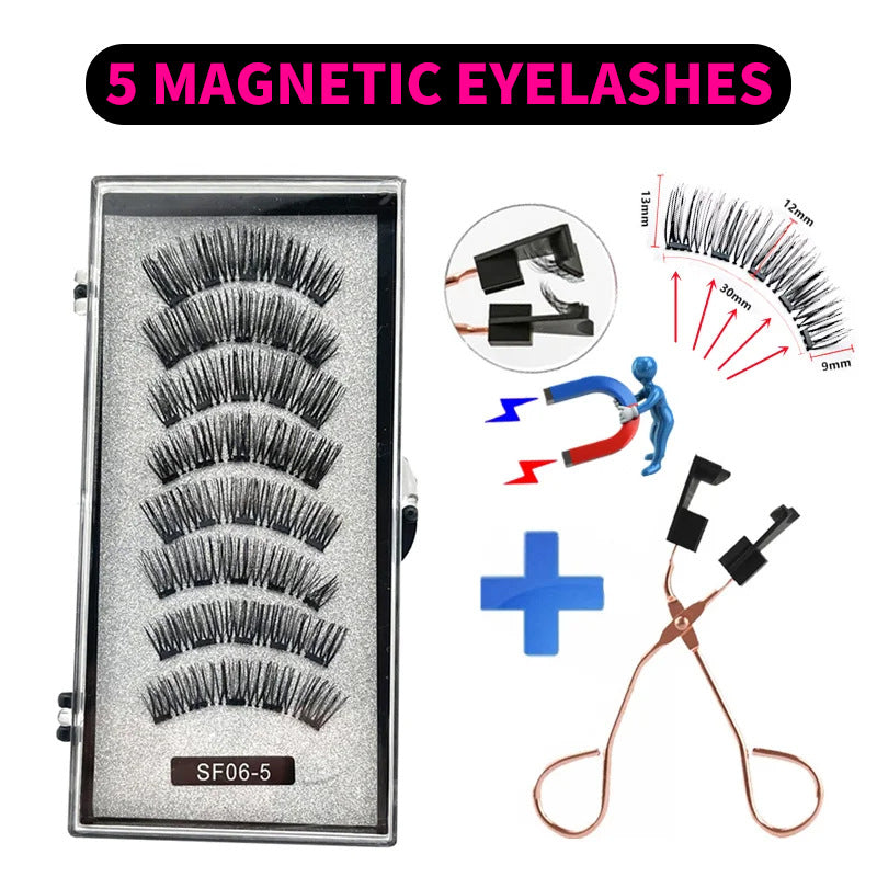 Series Magnetic Eyelashes Natural Simulation Curling False Lashes