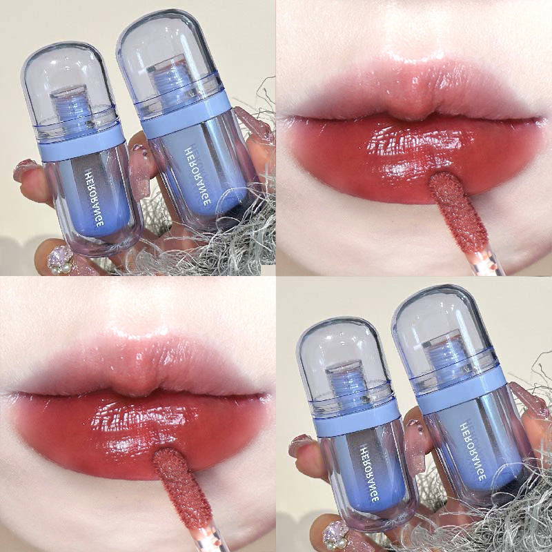 Vernis léger hydratant pour lèvres charnues et imperméables