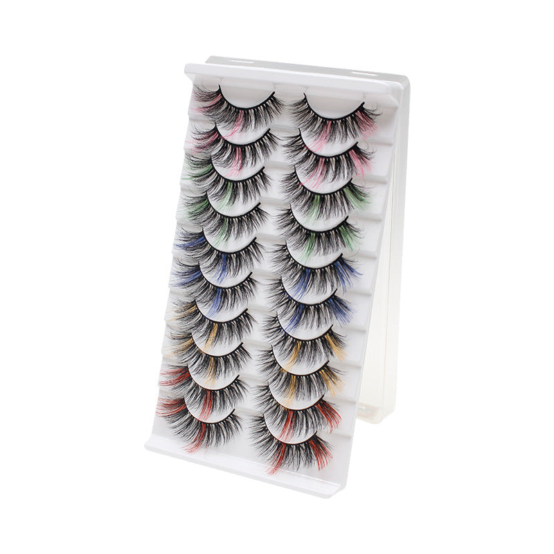 For Beginners With Colorful Eyelashes Suit False Lashes