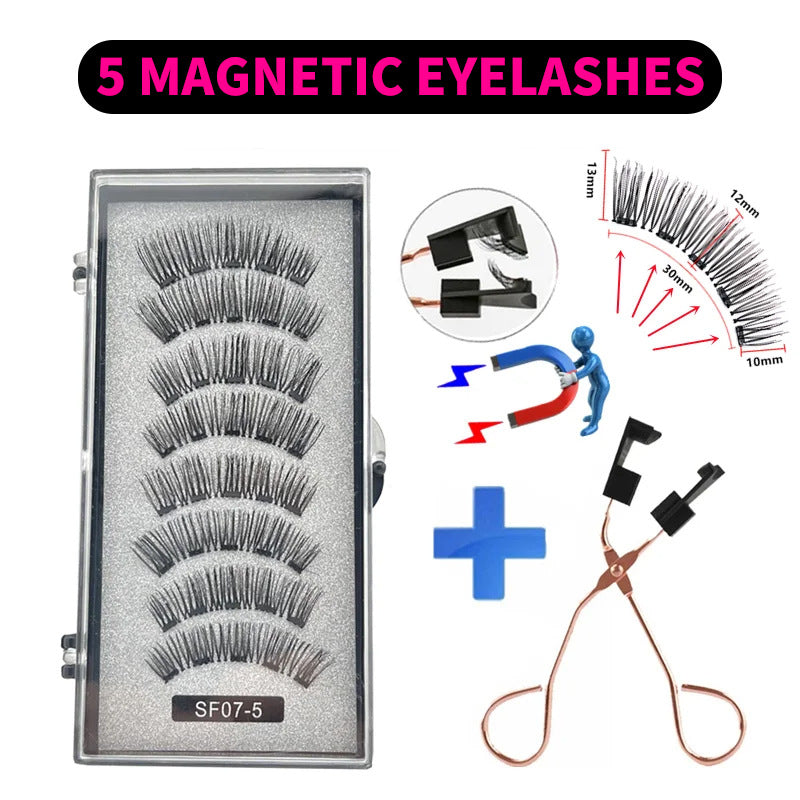 Series Magnetic Eyelashes Natural Simulation Curling False Lashes