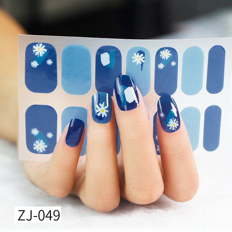 Gel Fresh Waterproof Durable Patch Removable Nail Stickers